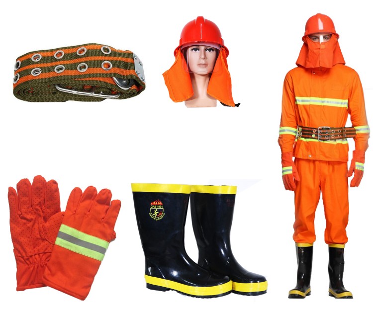 97款消防员灭火防护服五件套 全方位防护的可靠装备